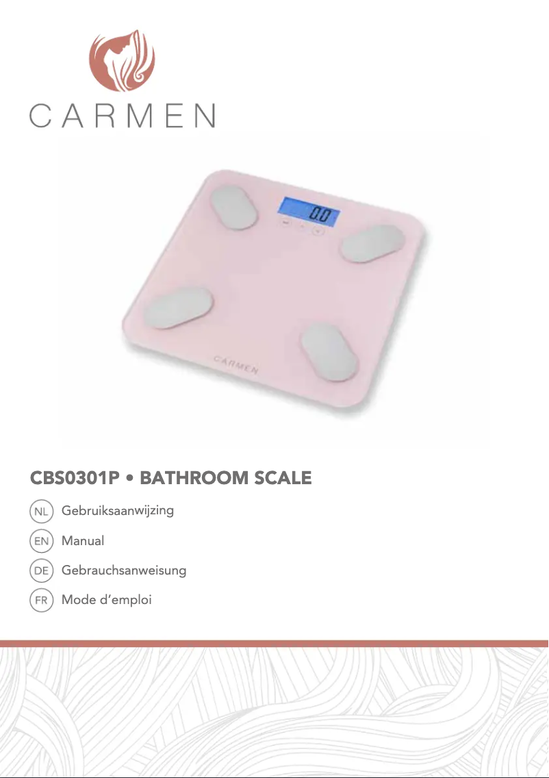 Page 1 de la notice Manuel utilisateur Carmen CBS0301P