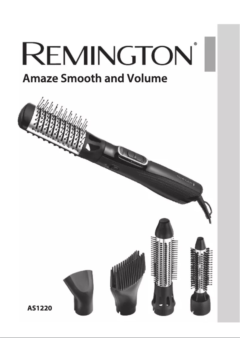 Page 1 de la notice Manuel utilisateur Remington Amaze Airstyler AS1220