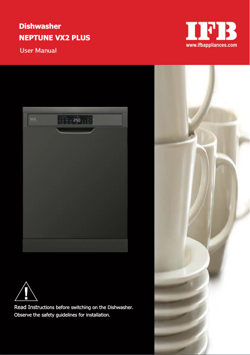 Page 1 de la notice Manuel utilisateur IFB Neptune VX2 Plus