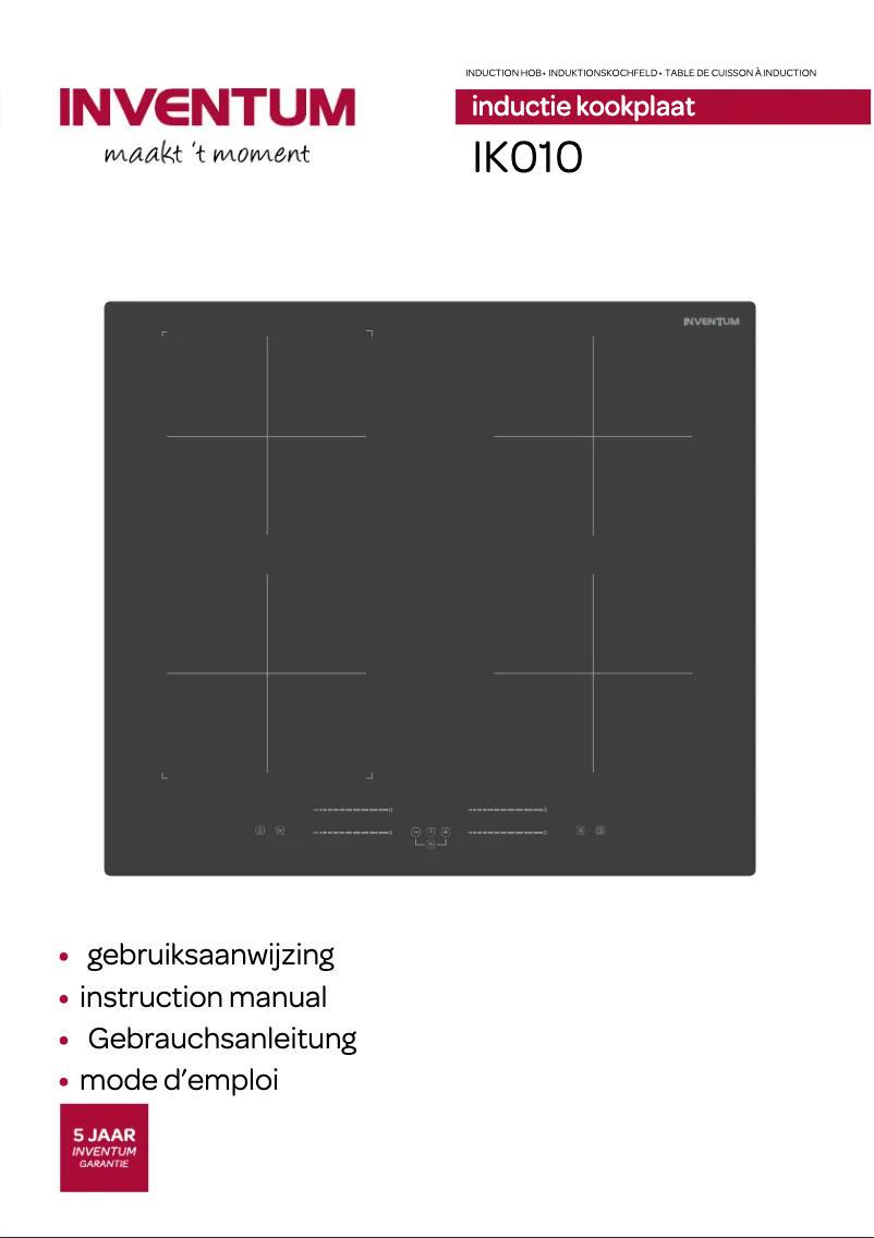 Página 1 del manual Manual de usuario Inventum IK010