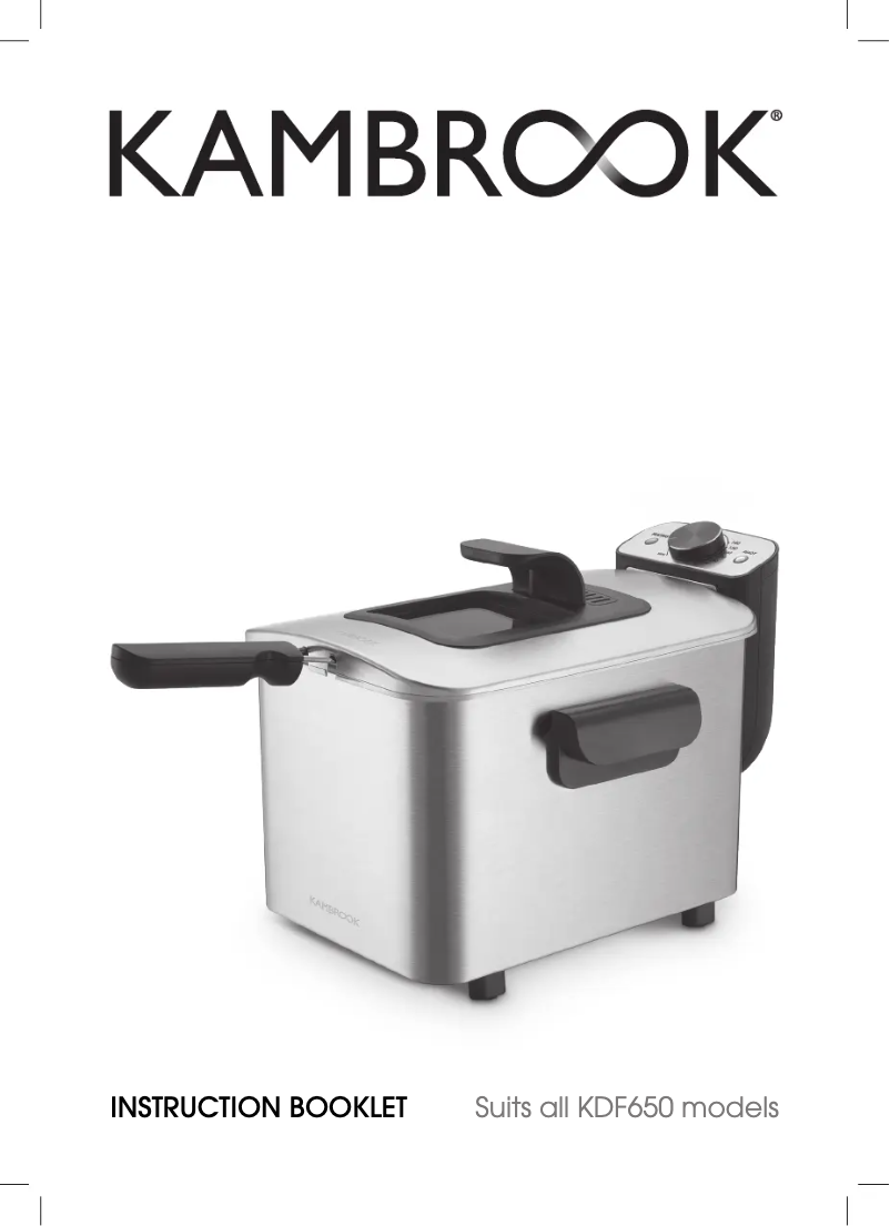 Page 1 de la notice Manuel utilisateur Kambrook Golden Crisp KDF650