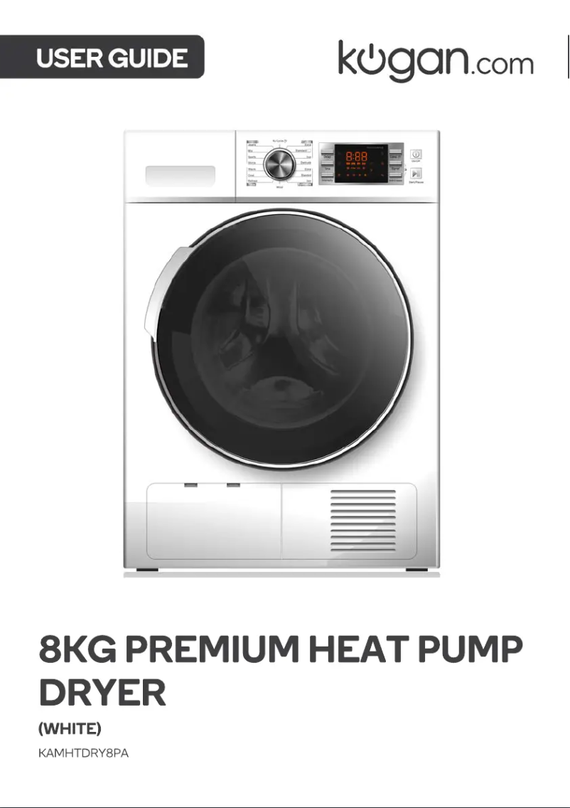 Page 1 de la notice Manuel utilisateur Kogan KAMHTDRY8PA