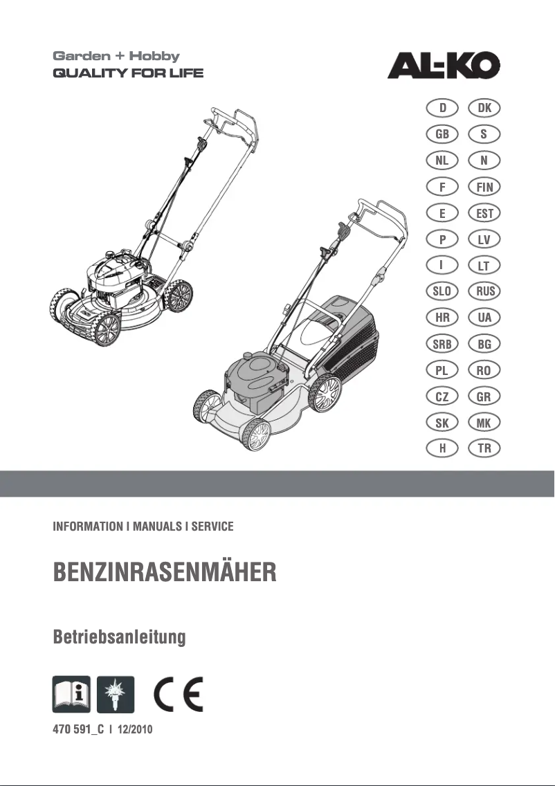 Page 1 of the manual User Manual AL-KO Comfort 42.1 P-A