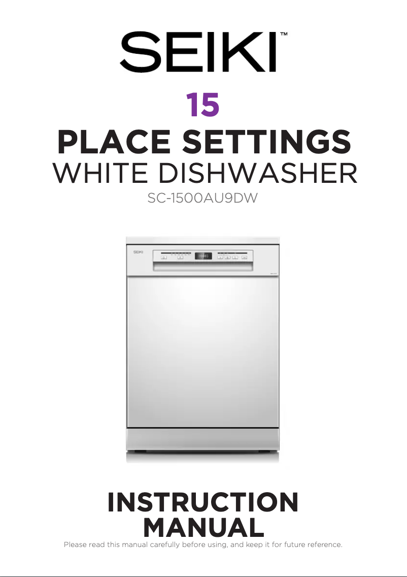 Página 1 del manual Manual de usuario Seiki SC-1500AU9DS