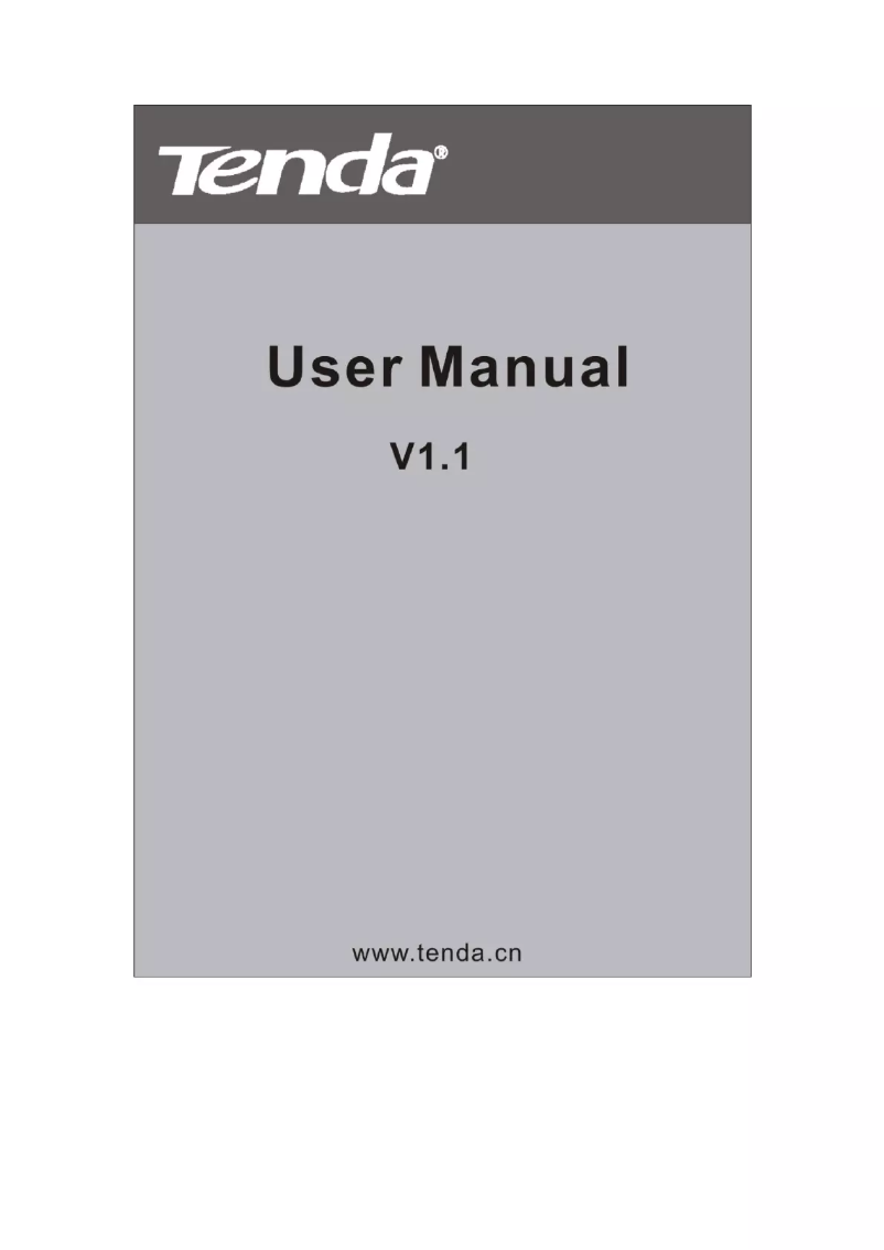 Page 1 of the manual User Manual Tenda C3