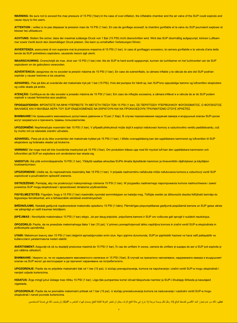 Página 1 del manual Manual de usuario Bestway Hydro-Force 65343