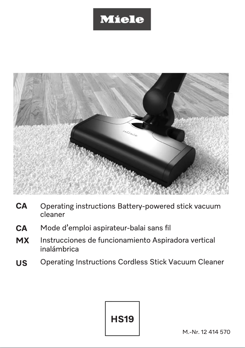 Page 1 de la notice Guide d'installation Miele Triflex HX2 Sprinter