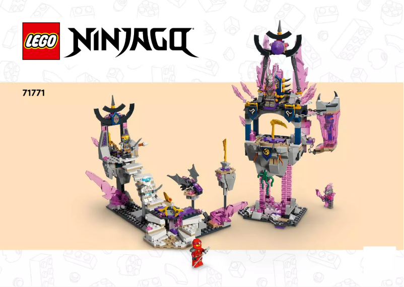 Page 1 de la notice Manuel utilisateur Lego Ninjago 71771