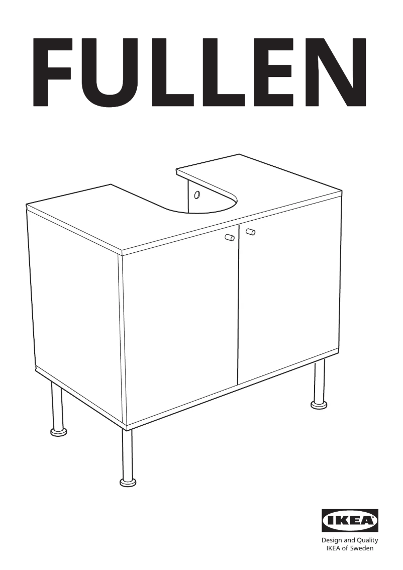 Page 1 de la notice Manuel utilisateur Ikea FULLEN 701.890.22