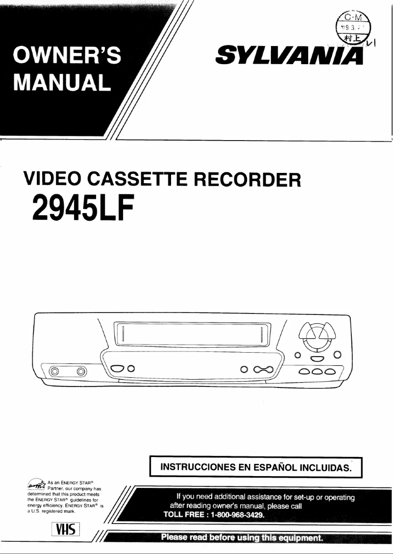 Page 1 de la notice Manuel utilisateur Sylvania 2945LF