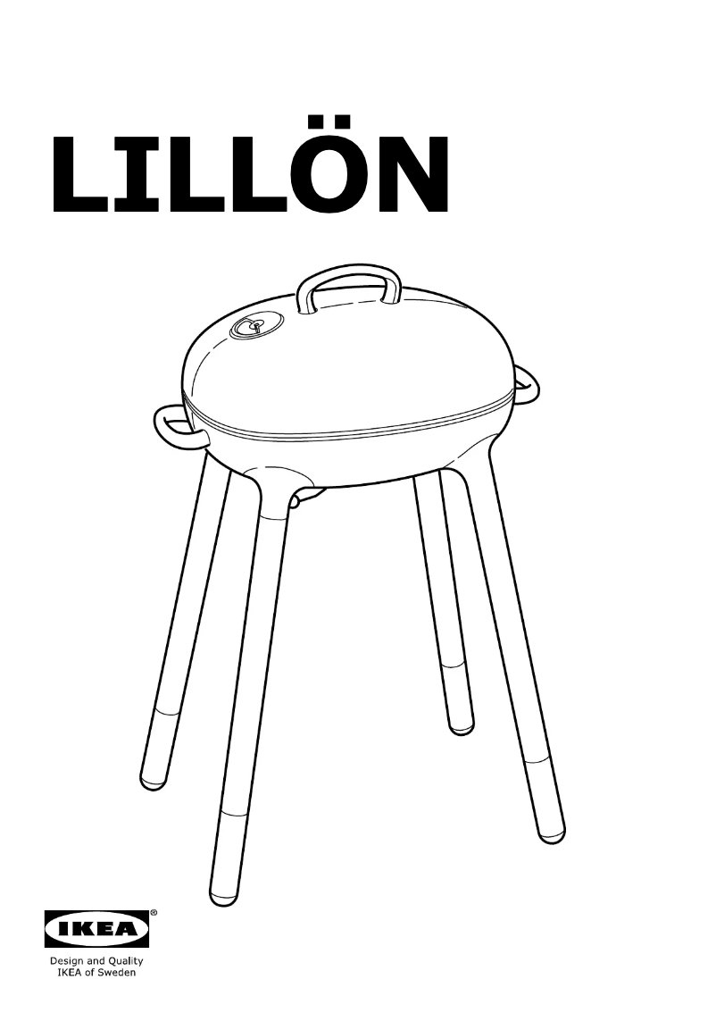 Page 1 de la notice Manuel utilisateur Ikea LILLON