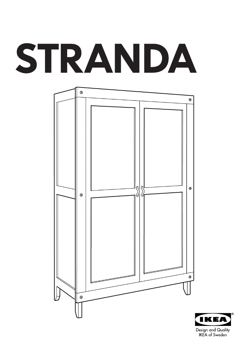 Page 1 de la notice Manuel utilisateur Ikea STRANDA