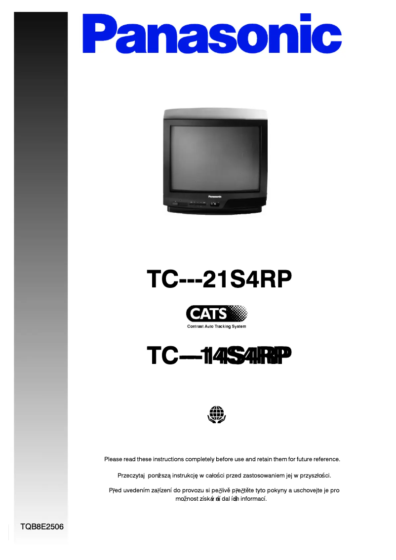 Page 1 de la notice Manuel utilisateur Panasonic TC-21S4RP