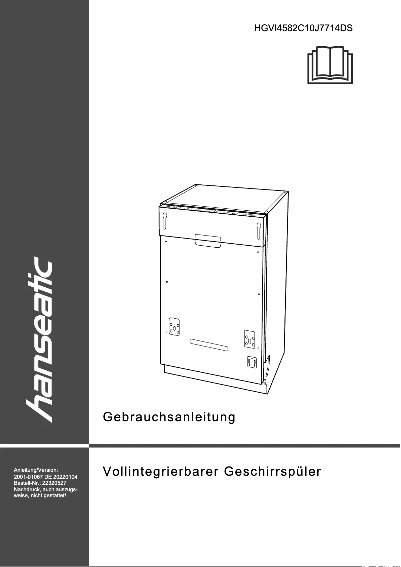 Page 1 de la notice Manuel utilisateur Hanseatic HGVI4582C10J7714DS