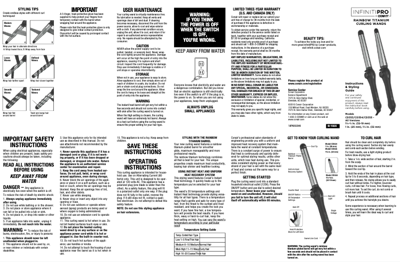 Página 1 del manual Manual de usuario Conair CD354