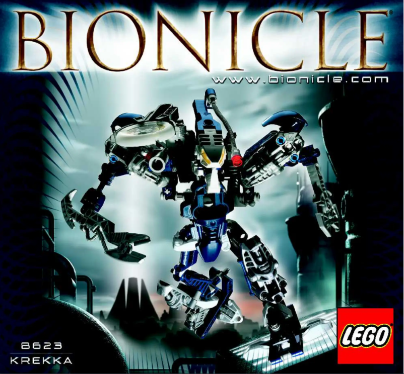 Página 1 del manual Manual de usuario Lego Bionicle 8623