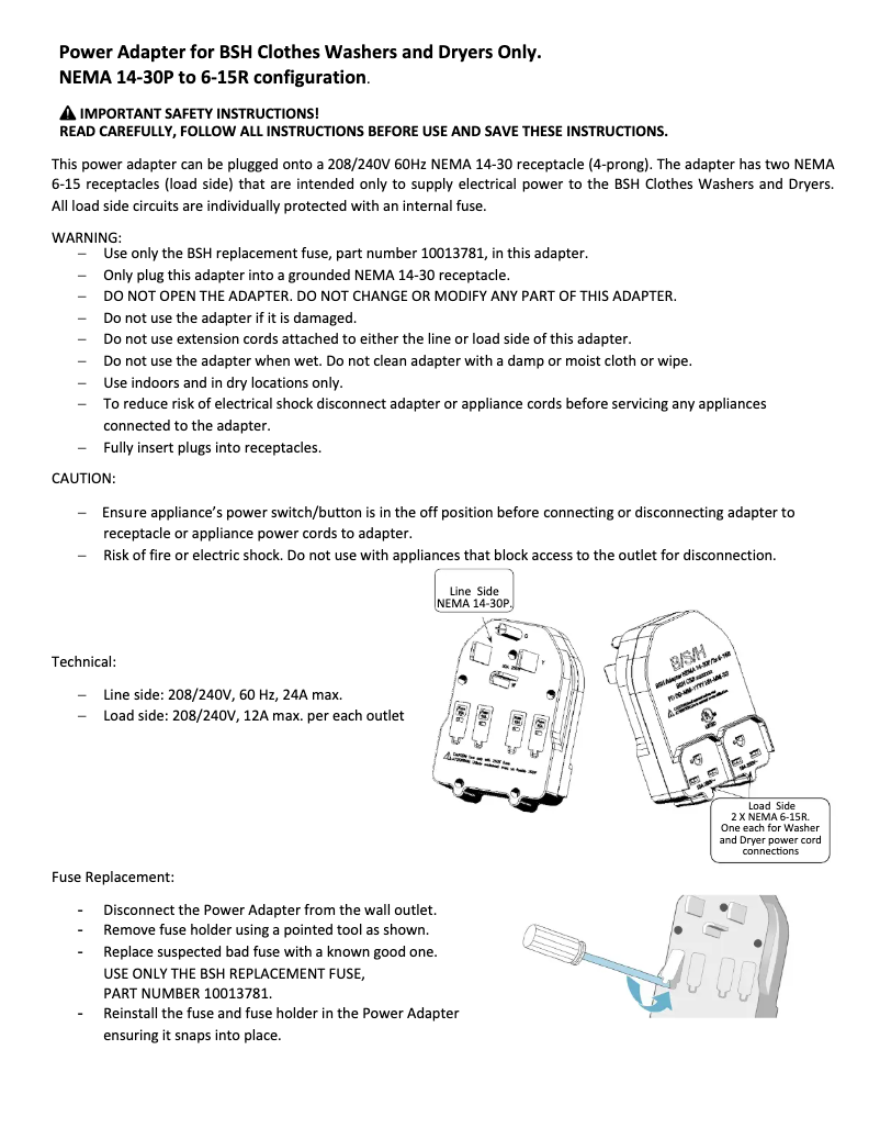 Page 1 of the manual Use and Maintenance Manual Bosch WTG86403UC
