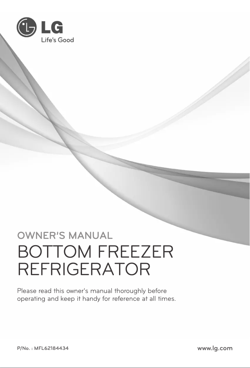 Page 1 de la notice Manuel utilisateur LG GR-L730SL