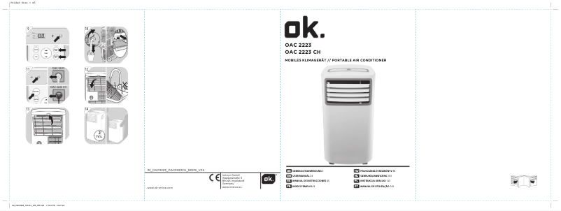 Page 1 de la notice Manuel utilisateur OK OAC 2223