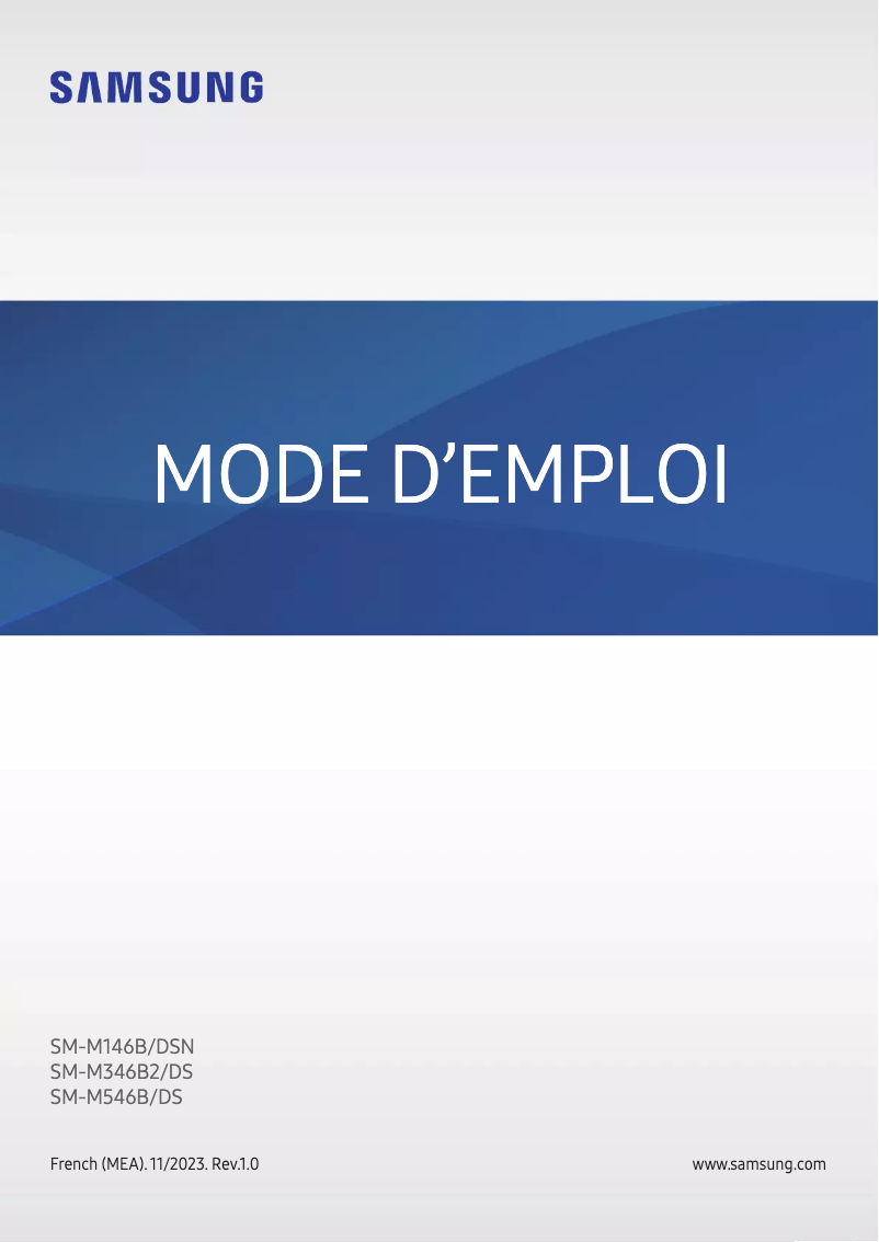 Página 1 del manual Manual de usuario Samsung Galaxy M14