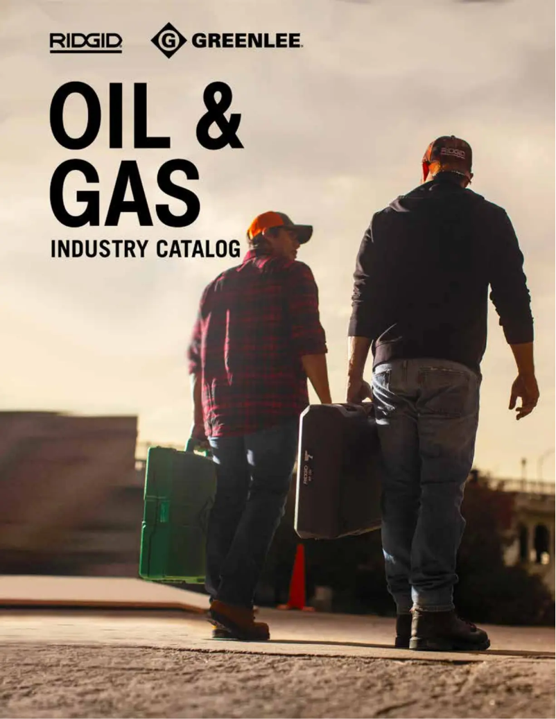 Page 1 de la notice Brochure Ridgid 700