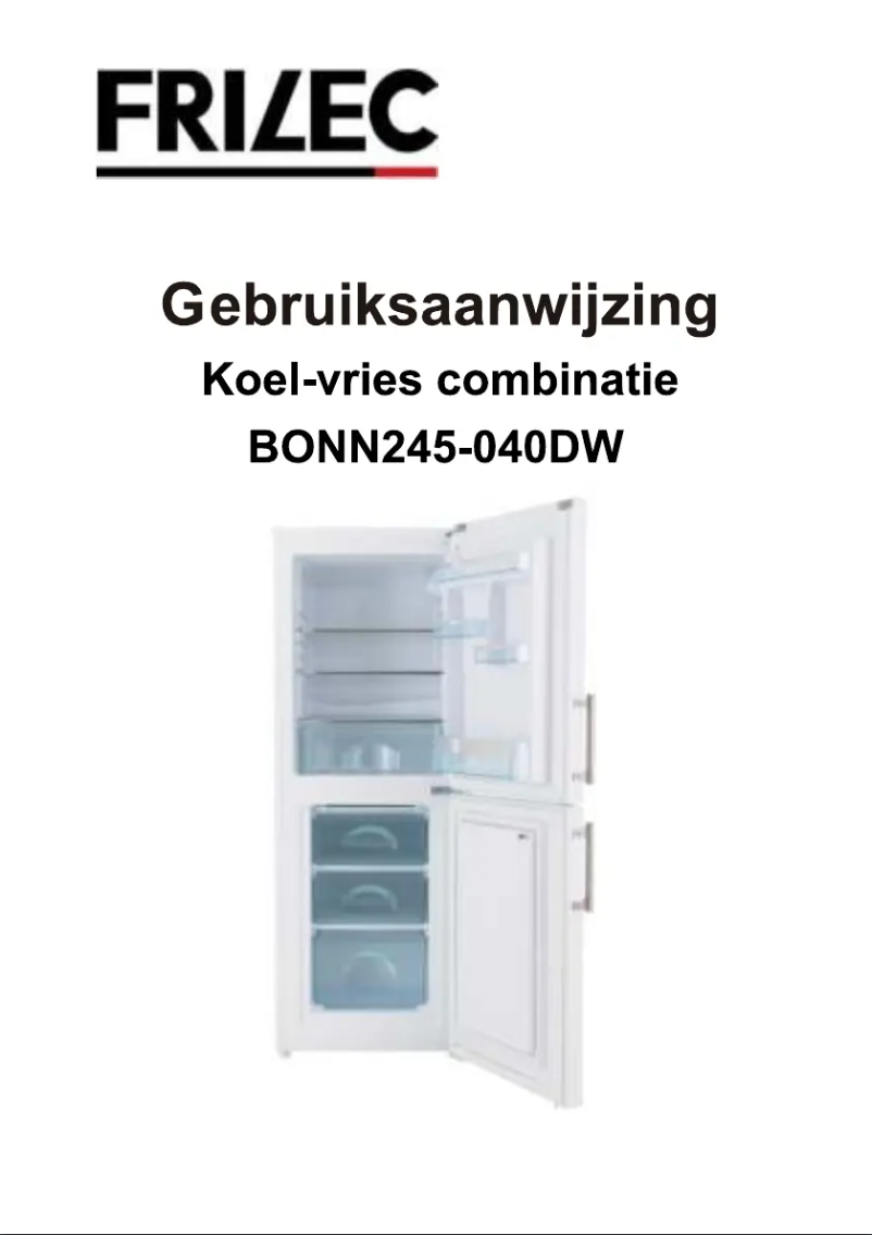 Page 1 de la notice Manuel utilisateur Frilec BONN245-040DW