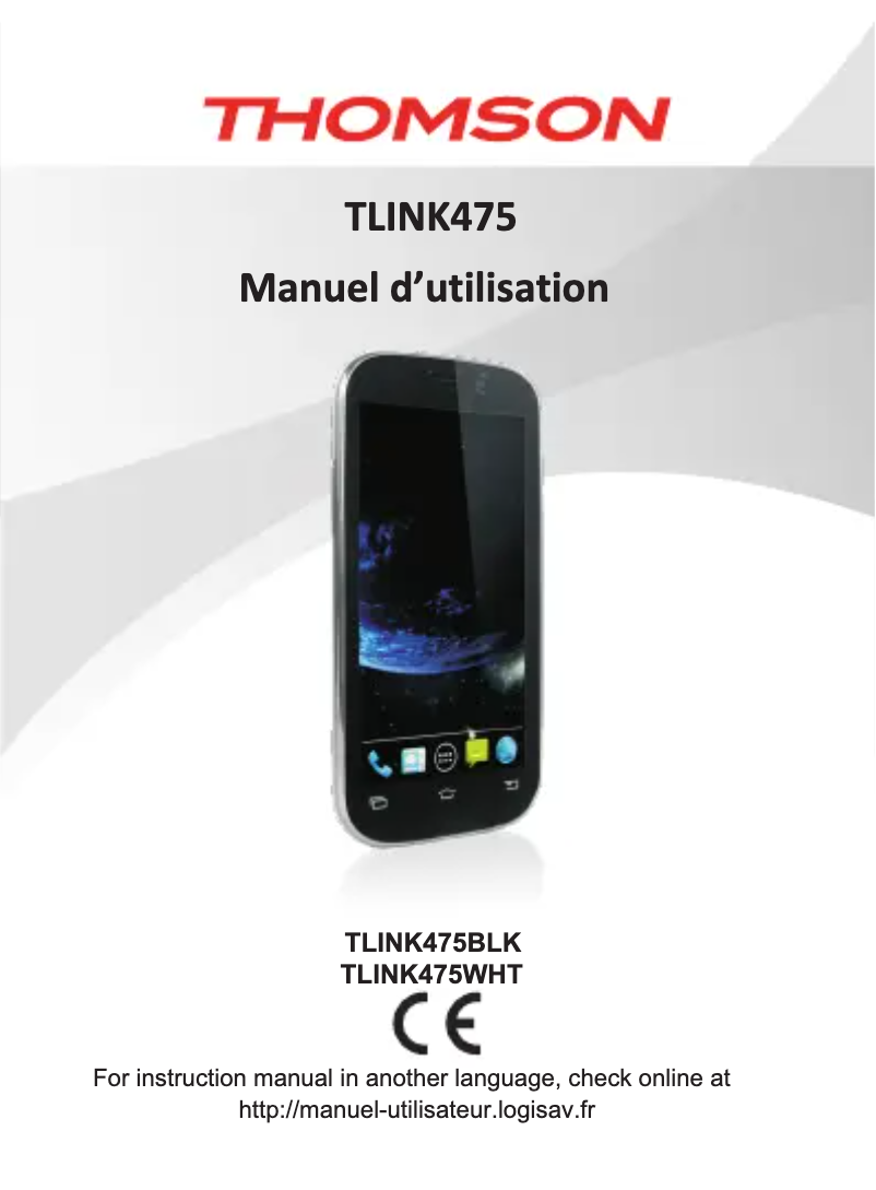 Página 1 del manual Manual de usuario Thomson TLINK475