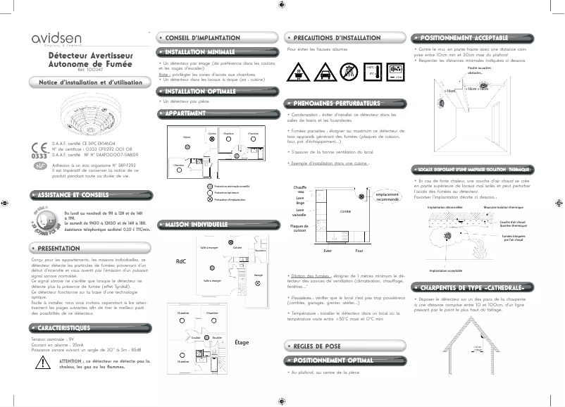 Página 1 del manual Manual de usuario Avidsen 100347