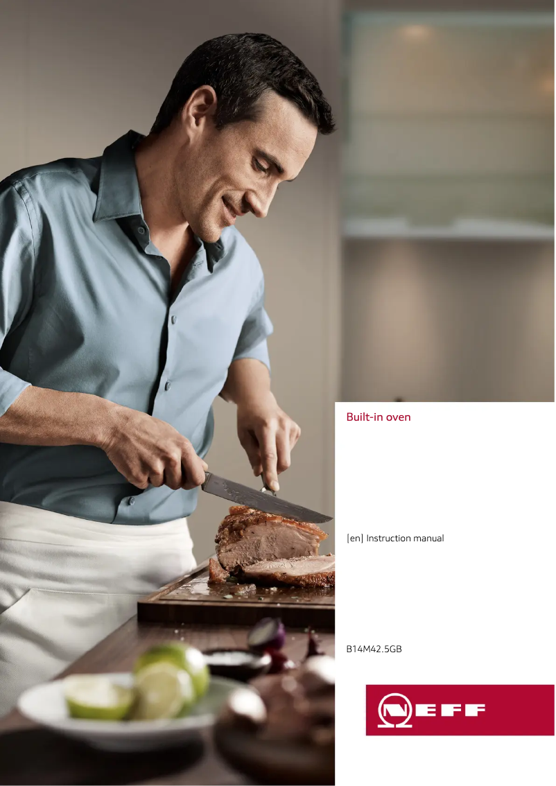 Page 1 of the manual User Manual Neff B14M42S5GB