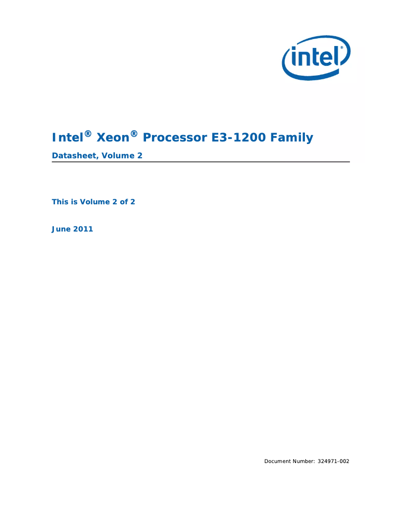 Page 1 of the manual User Manual Intel E3-1275