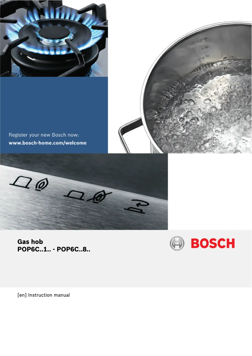 Page 1 of the manual User Manual Bosch POP6C6B80M