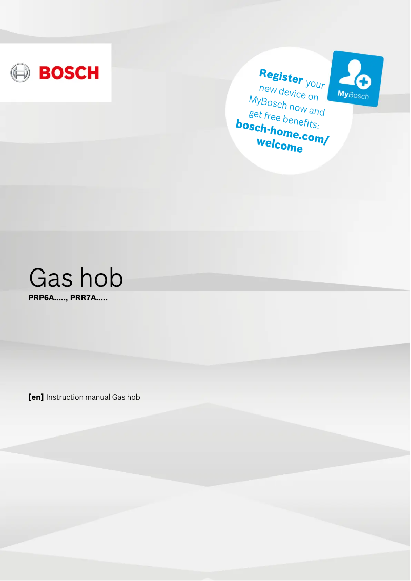 Page 1 de la notice Manuel utilisateur Bosch PRP6A6N70