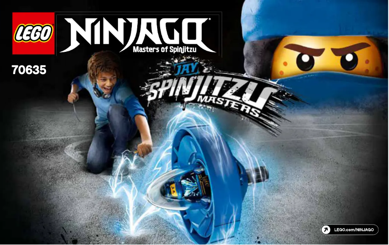 Page 1 de la notice Manuel utilisateur Lego Ninjago 70635