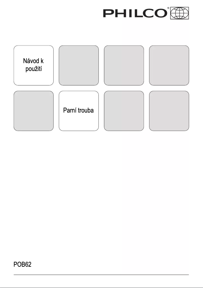 Page 1 de la notice Manuel utilisateur Philco POB 62