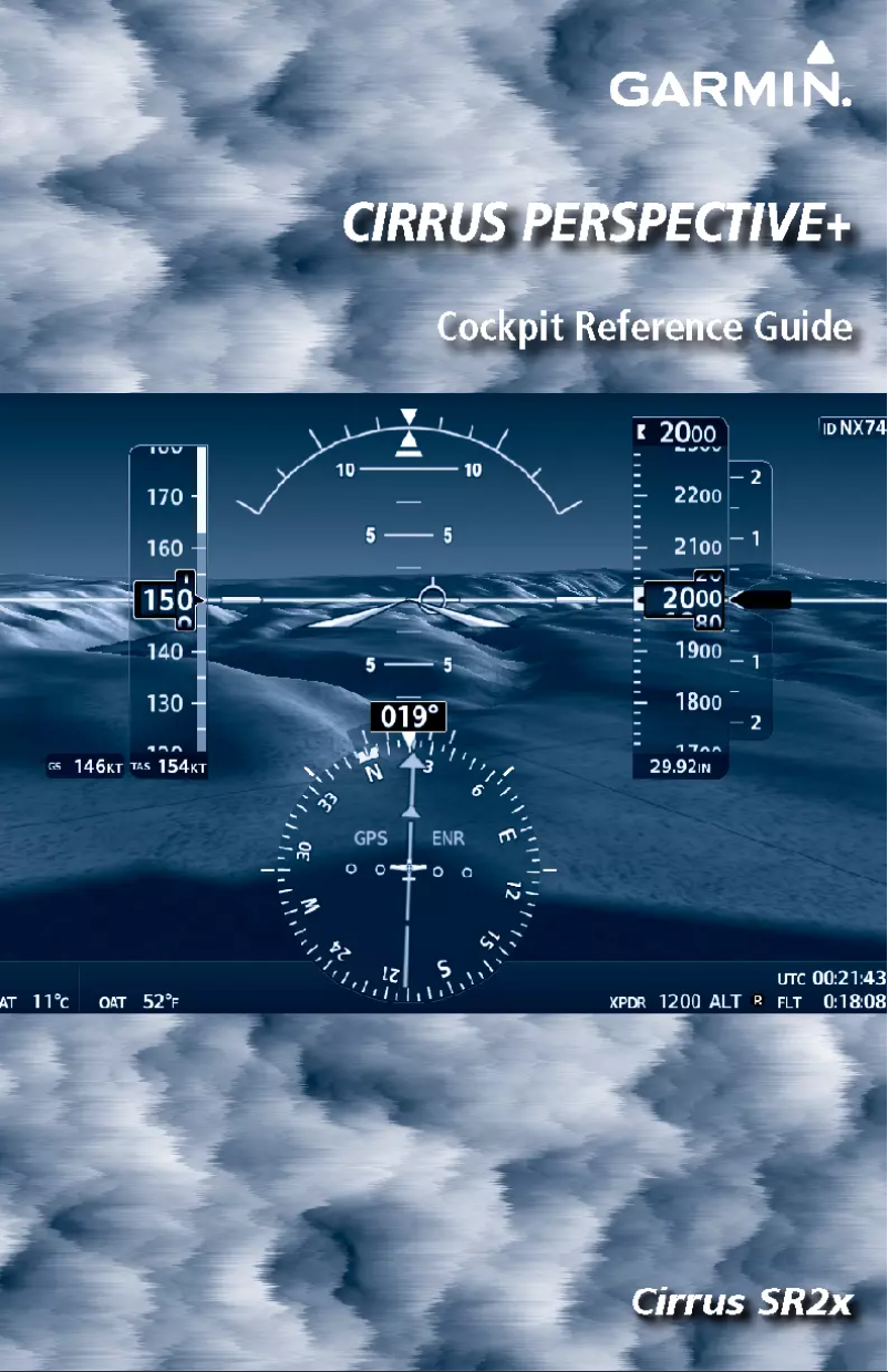 Page 1 de la notice Manuel utilisateur Garmin Cirrus Perspective+ SR22
