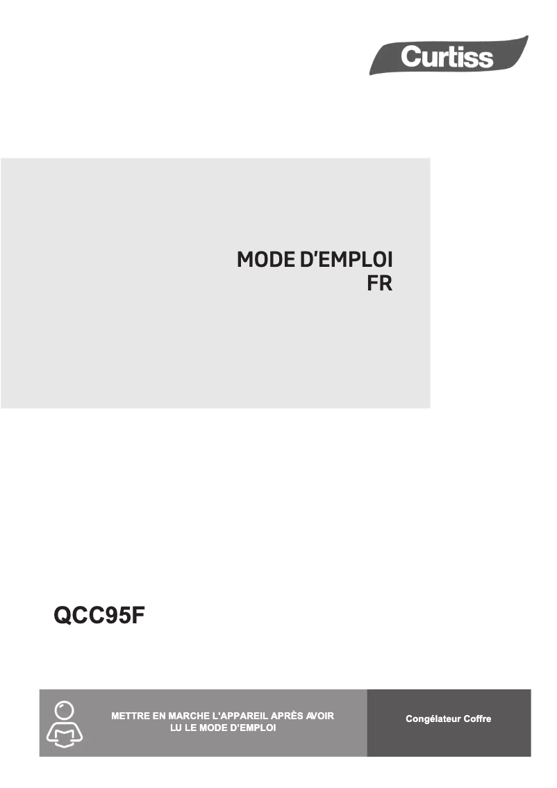 Page 1 of the manual User Manual Curtiss QCC95F