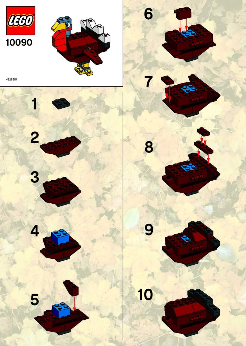 Page 1 of the manual User Manual Lego Speed Champions 10090