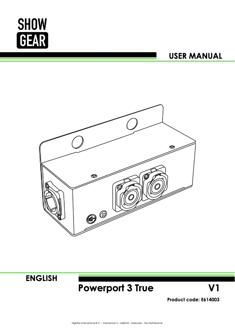 Image de la première page du manuel de l'appareil Powerport 3 True