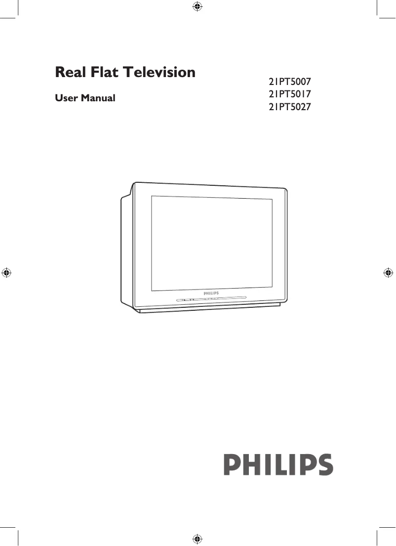 Page n°1 - Manuel utilisateur Philips 21PT5027
