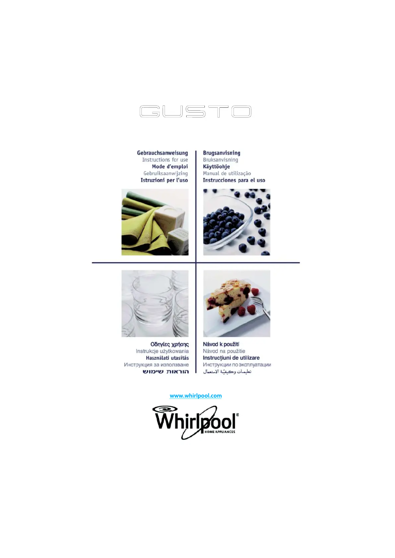 Página 1 del manual Manual de usuario Whirlpool GT286WH