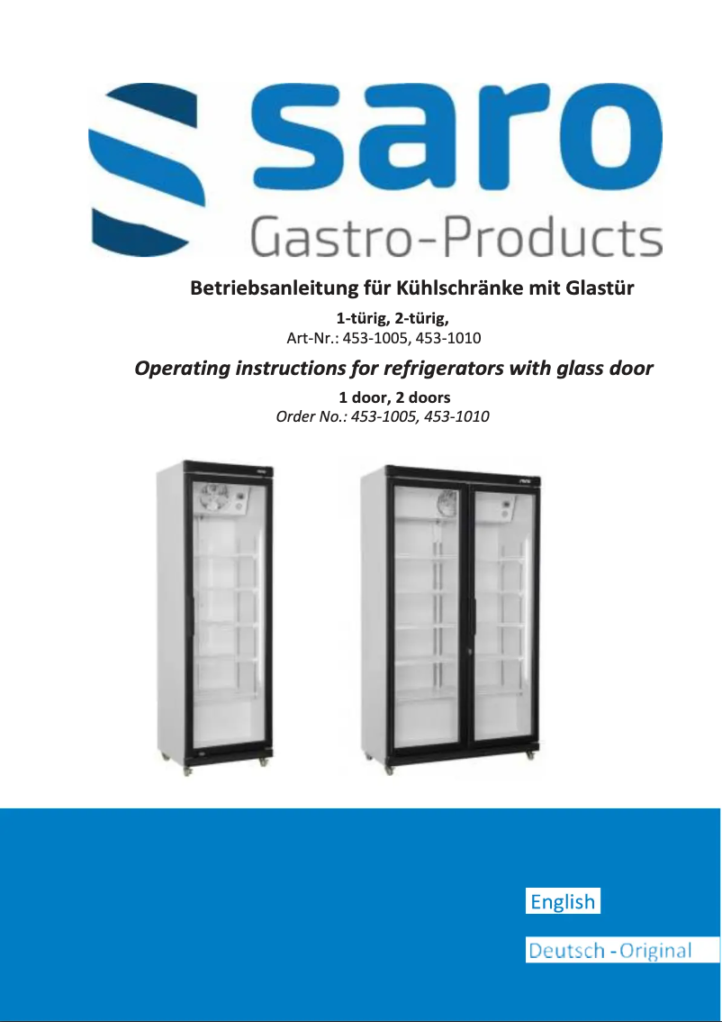 Page 1 de la notice Manuel utilisateur Saro GTK 850 OC