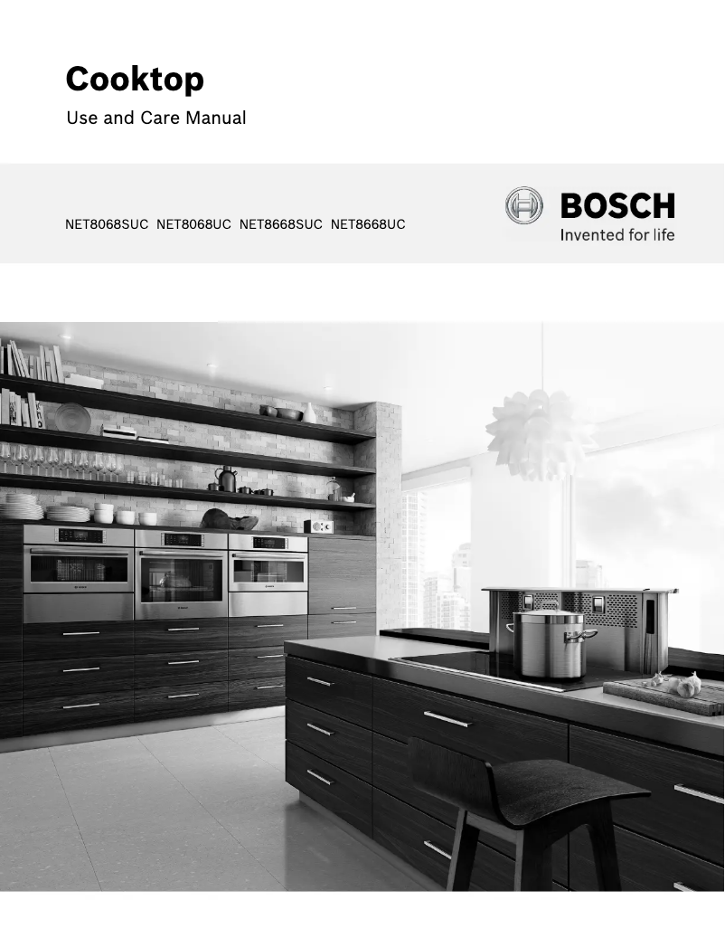Page 1 de la notice Manuel utilisateur Bosch NET8668SUC
