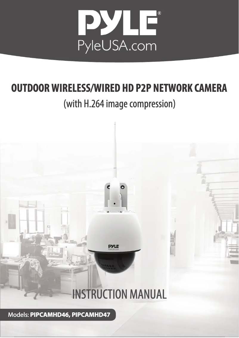Page 1 of the manual User Manual Pyle PIPCAMHD47