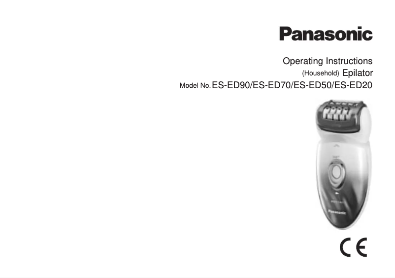 Página 1 del manual Manual de usuario Panasonic ES-ED90
