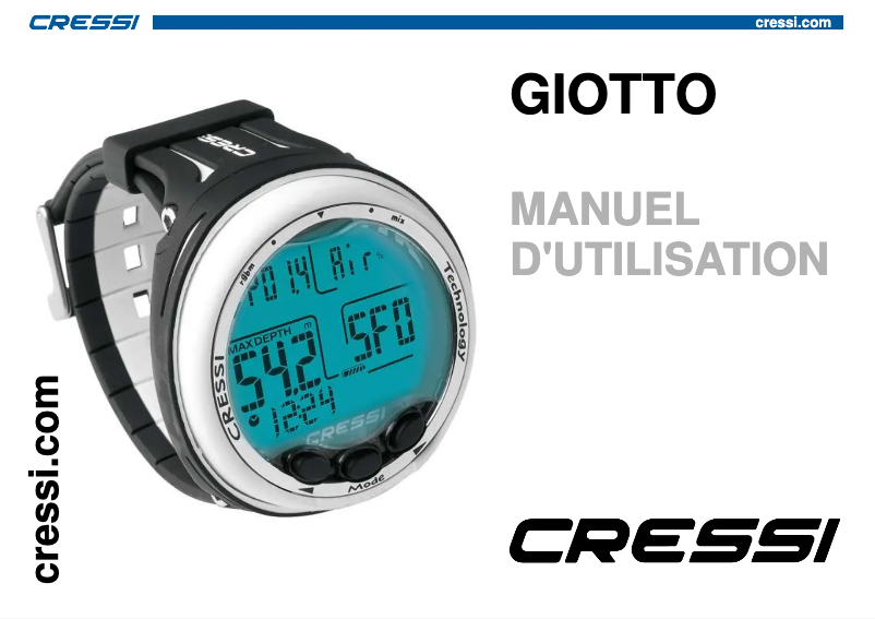 Página 1 del manual Manual de usuario Cressi Giotto