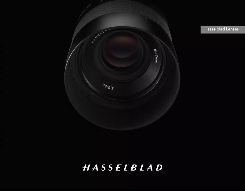 Página 1 del manual Manual de usuario Hasselblad HCD 4/28