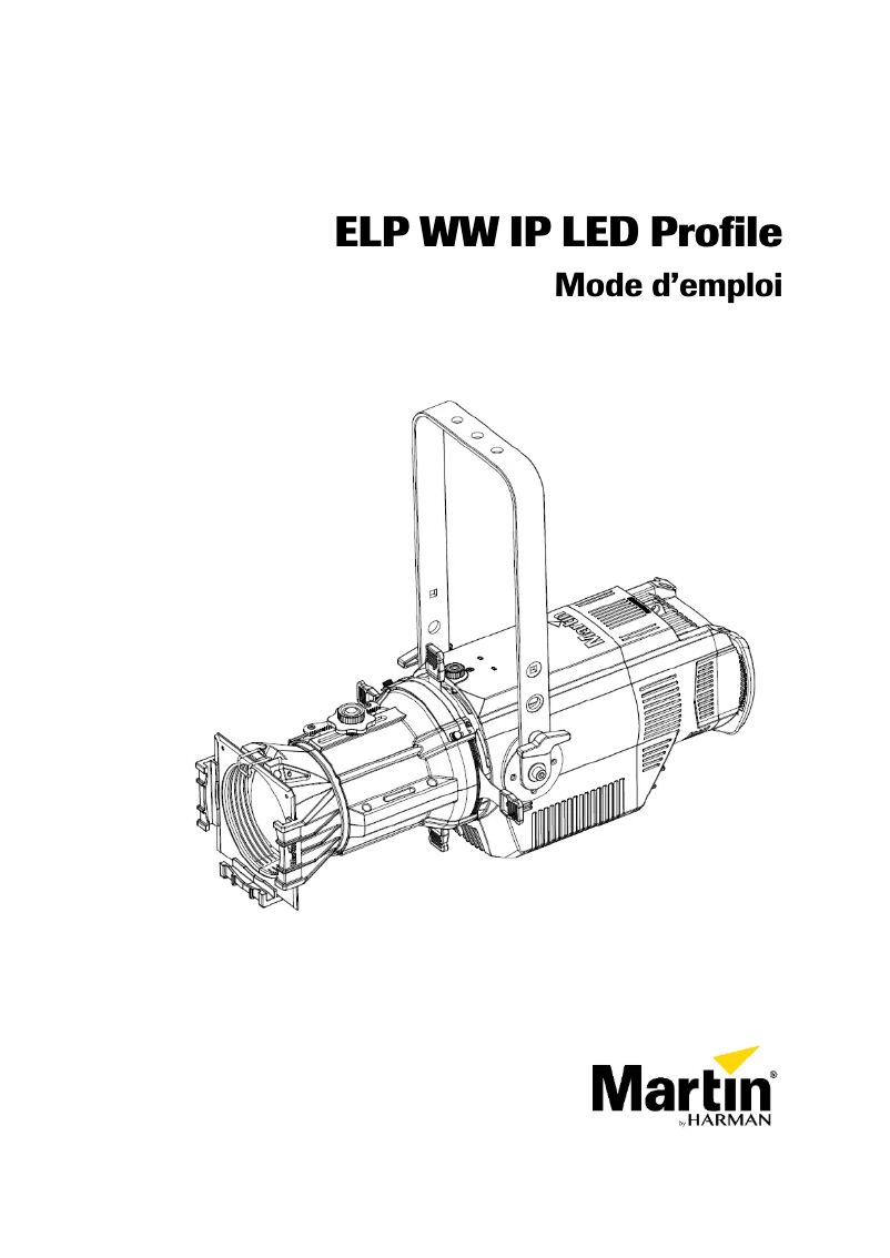 Page 1 de la notice Manuel utilisateur Martin ELP WW IP LED Profile