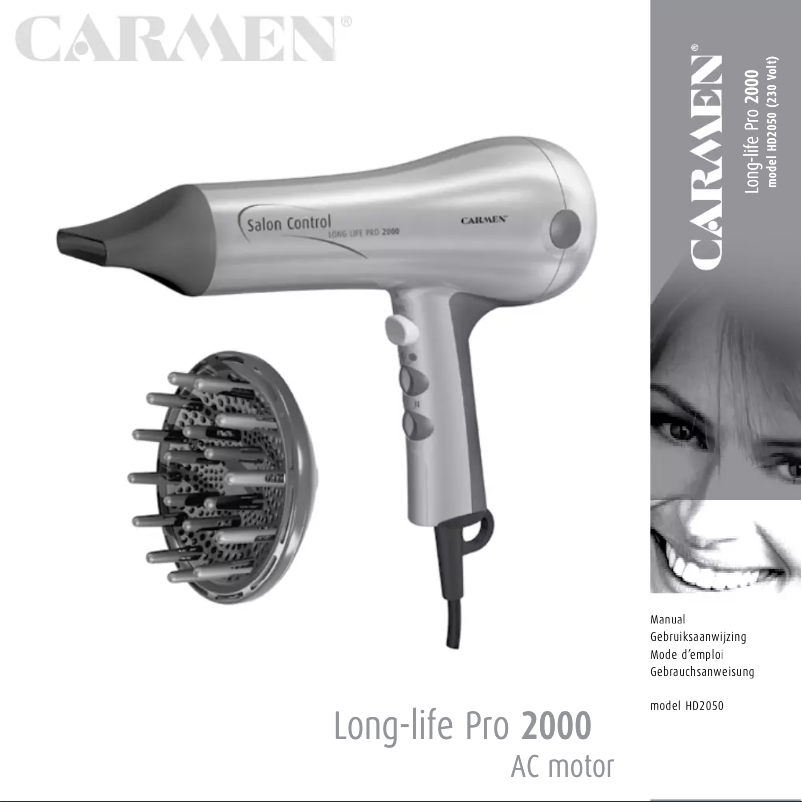 Página 1 del manual Manual de usuario Carmen HD2050