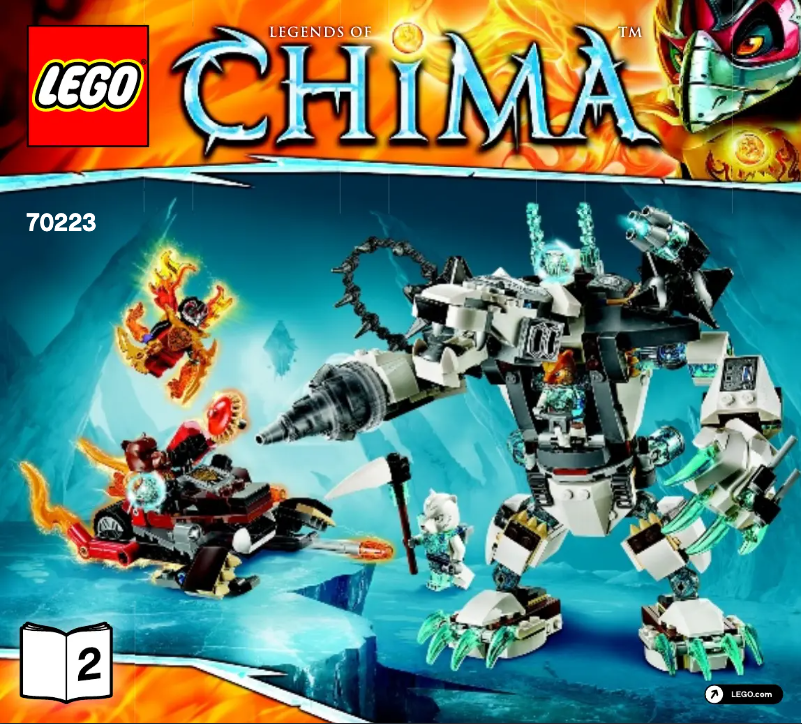 Page 1 de la notice Manuel utilisateur Lego Chima 70223