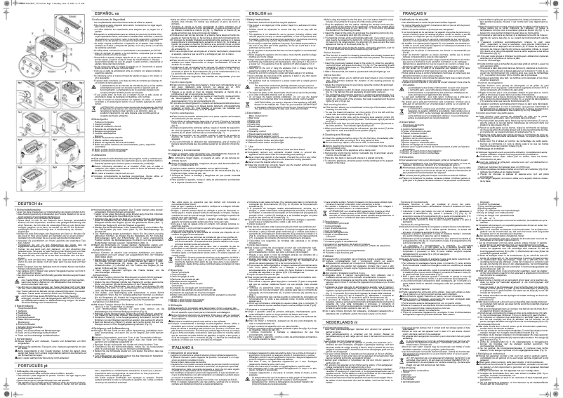 Page 1 of the manual User Manual Solac STILLO TL5400